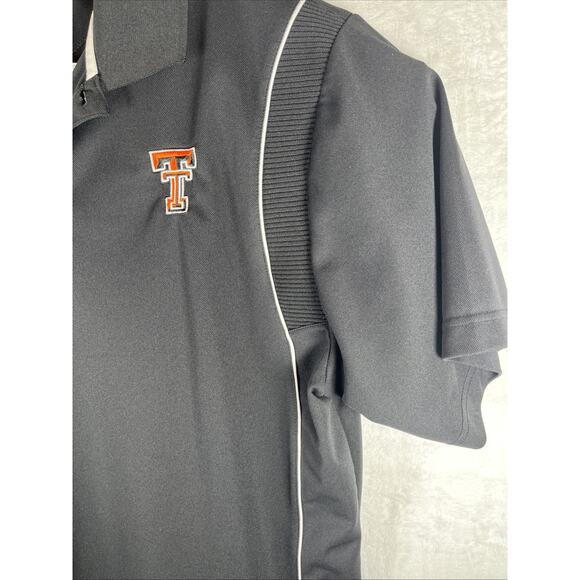Texas Longhorns Nike Polo Shirt Men's XL Orange Short Sleeve Dri-Fit NCAA - Picture 3 of 9